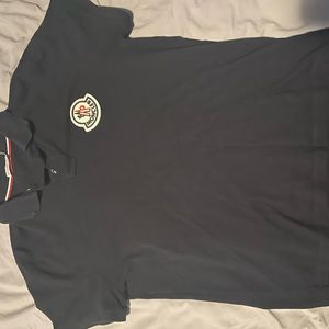 Moncler logo collar shirt